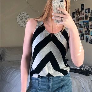 Black & grey tank top